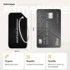 Thousandtravelmiles 2 kofferriemen en 2 bagagelabels - Black