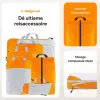 Thousandtravelmiles Orange Packing Cubes - Set van 6