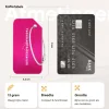 Thousandtravelmiles set van 4 Aluminium Bagagelabels - Pink