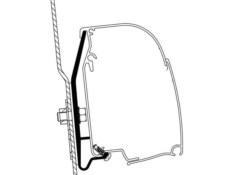 Thule adapter Westfalia Nugget