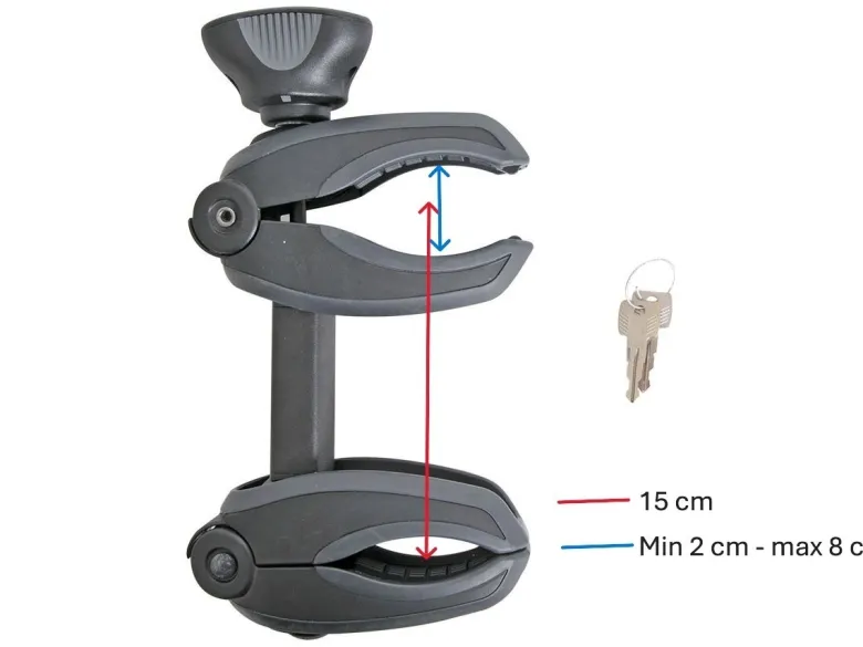 Thule Bike Holder 4 ACUTight fietsklem met afsluitbare fietsklem - black