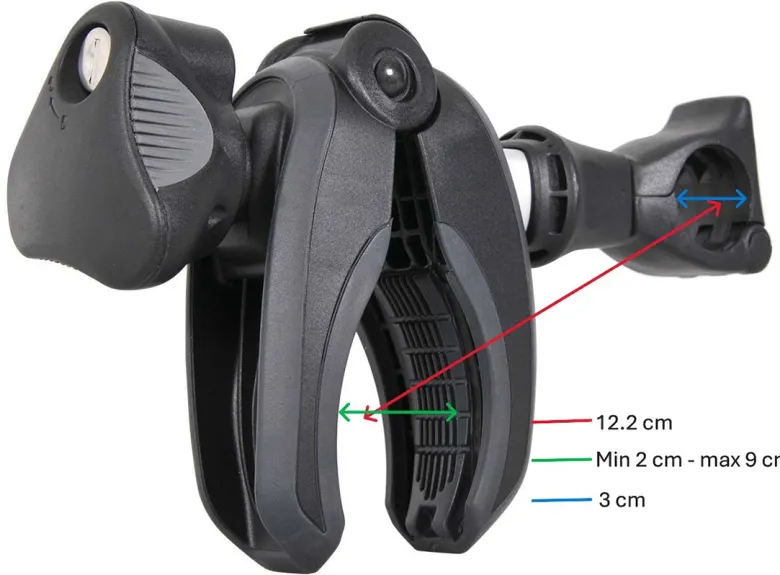 Thule Bike Holder 1 ACUTight korte fietsklem - silver