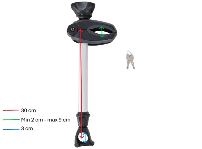 Thule Bike Holder 2.5 ACUTight lange fietsklem - silver