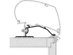 Thule Caravan Roof Adapter 450 cm