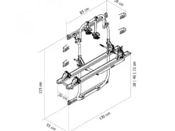 Thule Elite Van XT Ducato zwarte fietsendrager