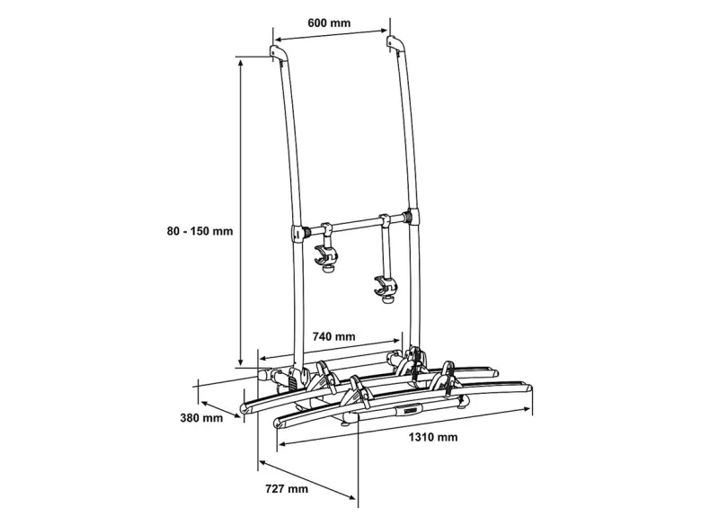 Thule Excellent G2 Standaard fietsendrager