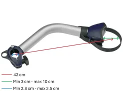 Thule Omni-Bike Holder 3 extra lange fietsklem - silver