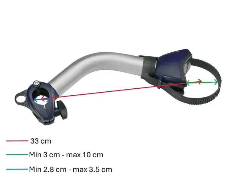 Thule Omni-Bike Holder 2-3 lange fietsklem - silver