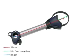 Thule Omni-Bike Holder 2 middellange fietsklem - silver