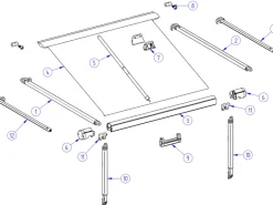 Thule Omnistor 1200 ligger links 260