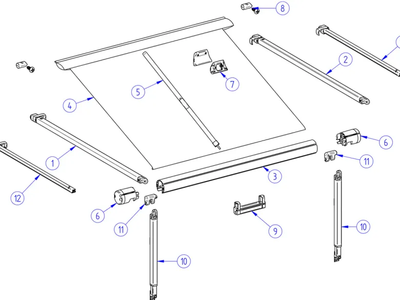 Thule Omnistor 1200 ligger links 260