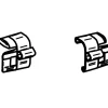 Thule Omnistor set eindkapjes Tension Arms 6300