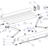 Thule Omnistor set eindkappen voorlijst 4900 wit