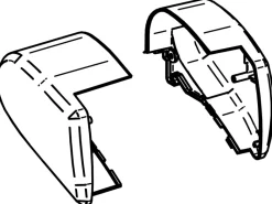 Thule Omnistor set eindkappen cassette 6300 antraciet