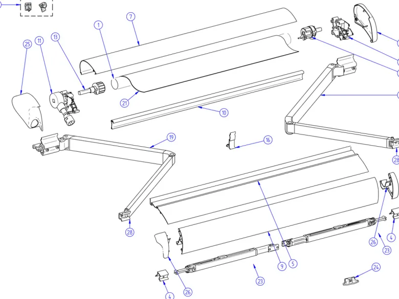 Thule Omnistor set houders Tension Rafter 6002