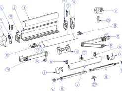 Thule Omnistor sluitmechanisme 5003