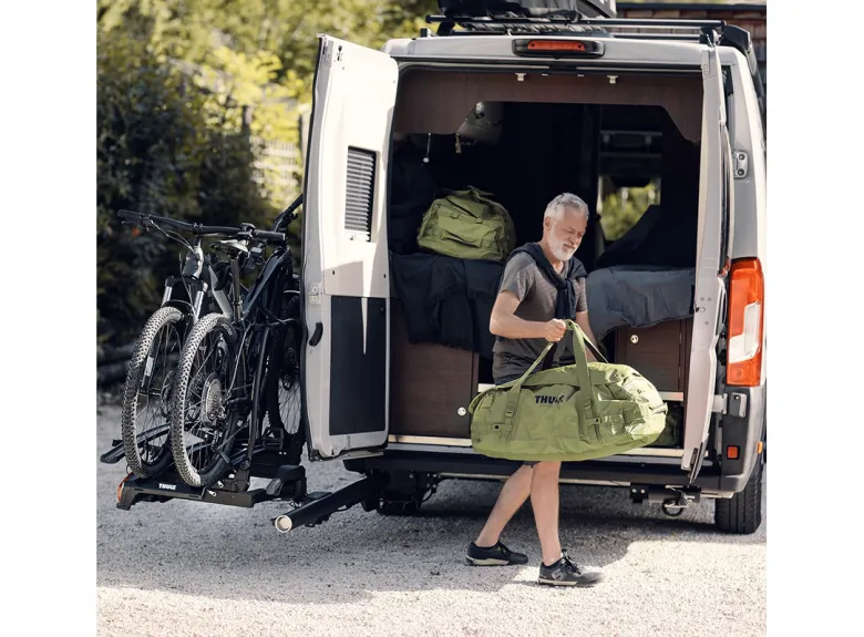 Thule VeloSwing buscamper zwenkbare trekhaak voor gebruik bij fietsendrager