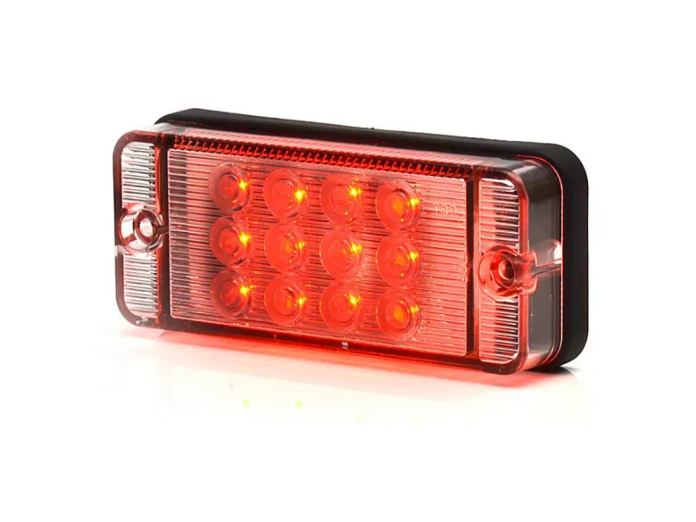 Tip-it led 12/24 volt transparant mistachterlicht