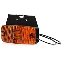 Tip-it 12/24 volt Led zijmarkeringslamp met steun - Orange