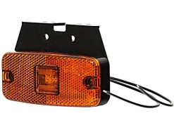 Tip-it 12/24 volt Led zijmarkeringslamp met steun - Orange