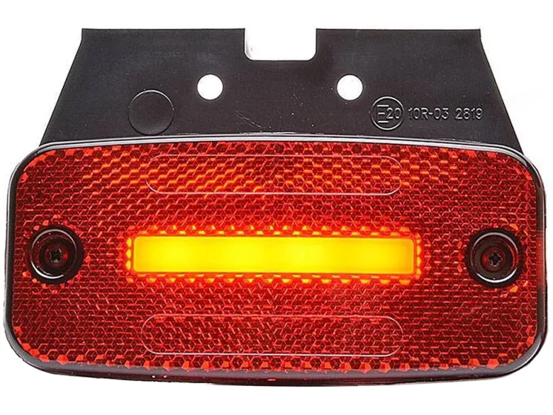Tip-it 114 x 54 mm neon led markeerlamp met steun - Red