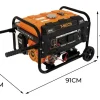 T-Mech draagbare benzinegenerator - 3300 watt