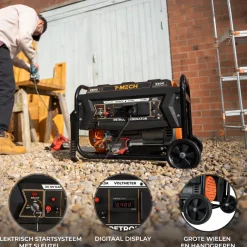 T-Mech draagbare benzinegenerator - 3300 watt