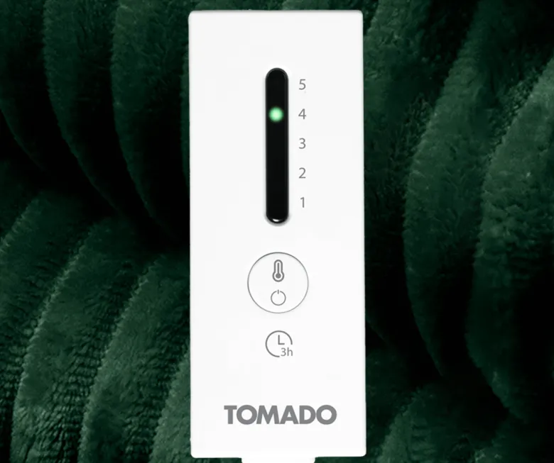 Tomado TEB1804G elektrische bovendeken - Green