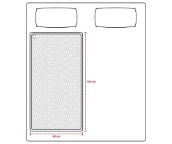 Tomado TEB1505W elektrische deken - 150 x 80 cm