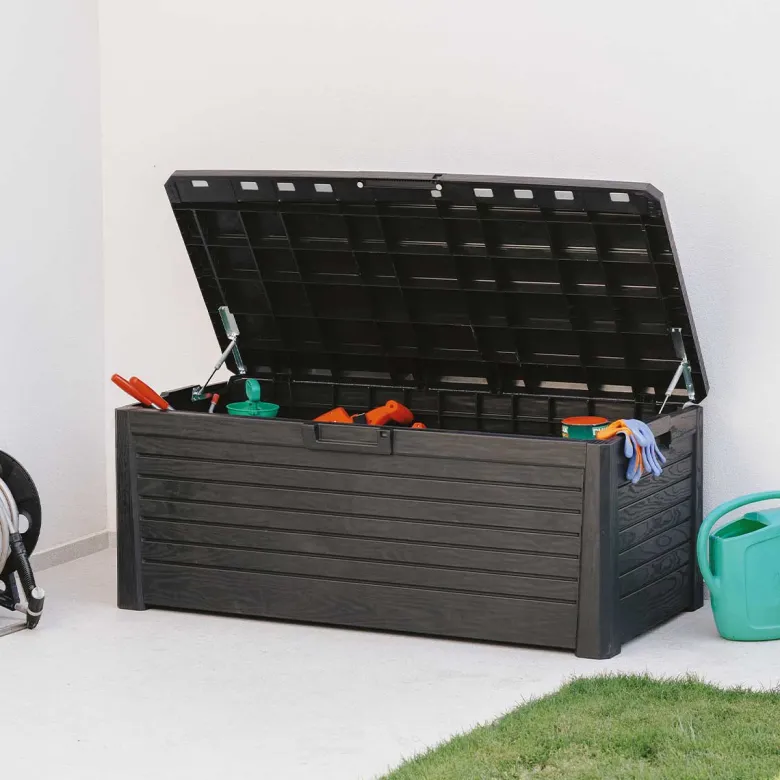 Toomax florida - donker grijs 550 liter opbergbox