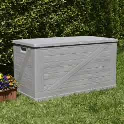 Toomax Wood 420 liter opbergbox - grey