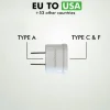 Travelhawk EU naar USA reisstekker - Set van 2