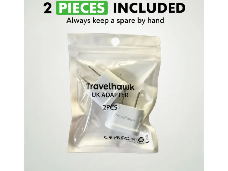 Travelhawk EU naar USA reisstekker - Set van 2
