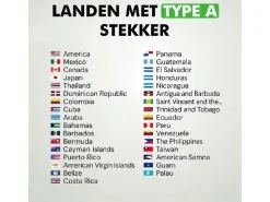 Travelhawk EU naar USA reisstekker - Set van 2