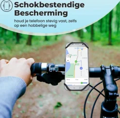 Travelhawk fiets telefoonhouder - Black