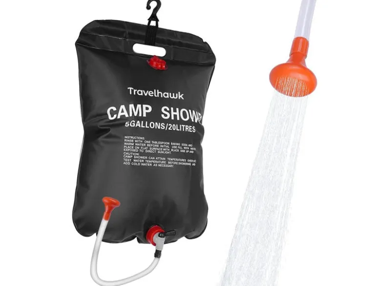 Travelhawk 20 liter campingdouche - Black