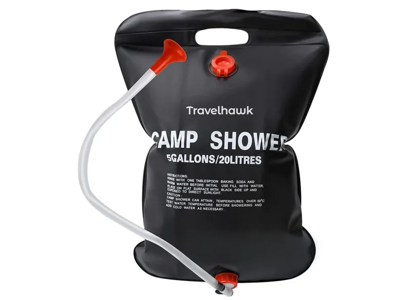 Travelhawk 20 liter campingdouche - Black