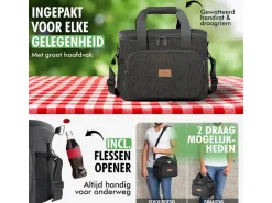 Travelhawk 15 liter koeltas - Black