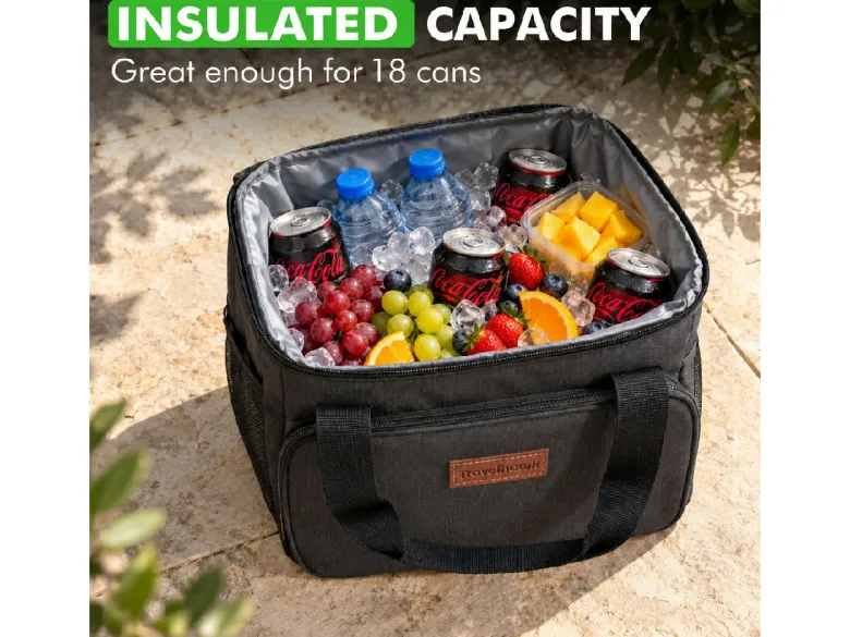 Travelhawk 15 liter koeltas - Black