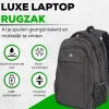 Travelhawk 28 liter rugzak met USB-poort - Black