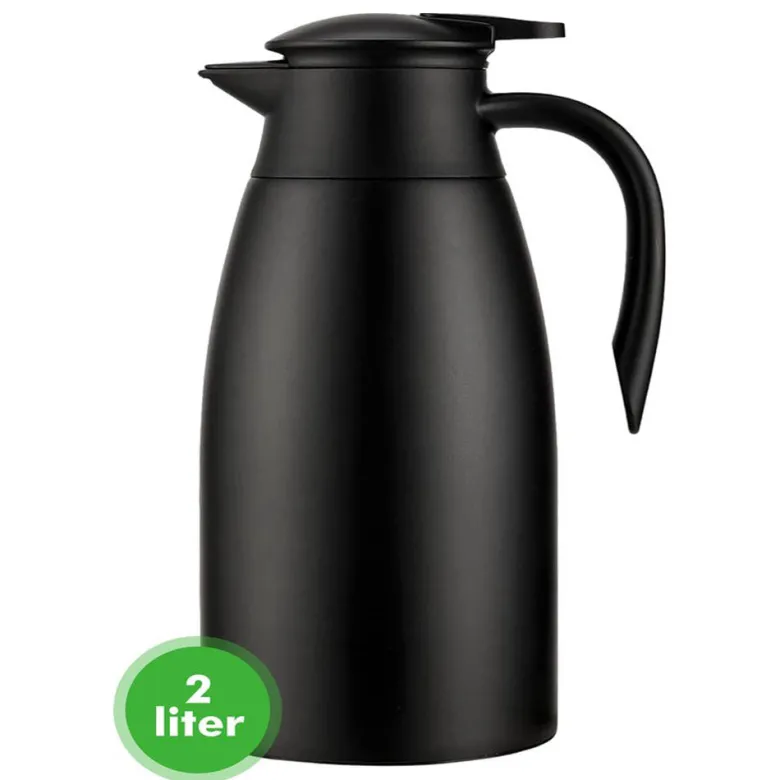 Travelhawk 2 liter thermoskan - Black