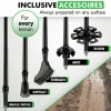 Travelhawk Nordic Walking stokken - Black