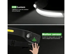 Travelhawk oplaadbare hoofdlamp - 350 lumen