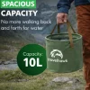 Travelhawk opvouwbare emmer - 10 liter