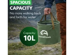 Travelhawk opvouwbare emmer - 10 liter