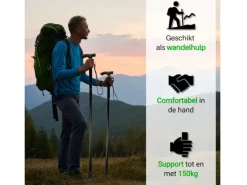 Travelhawk opvouwbare wandelstok