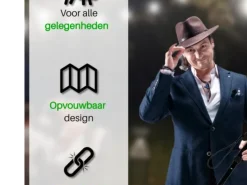 Travelhawk opvouwbare wandelstok