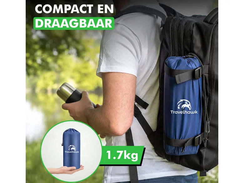 Travelhawk 2-persoons slaapmat - Green