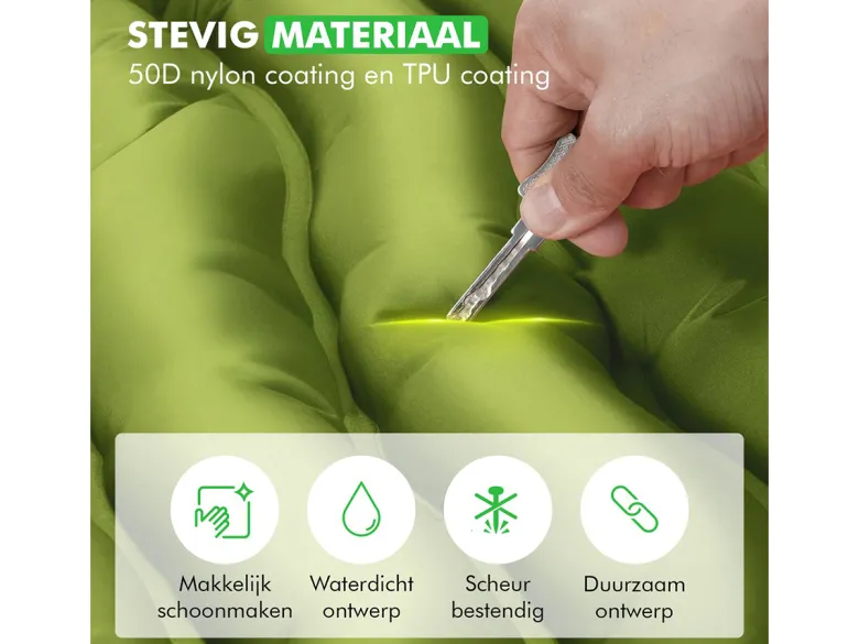 Travelhawk 2-persoons slaapmat - Green