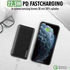 Travelhawk powerbank - 10.000 mAh